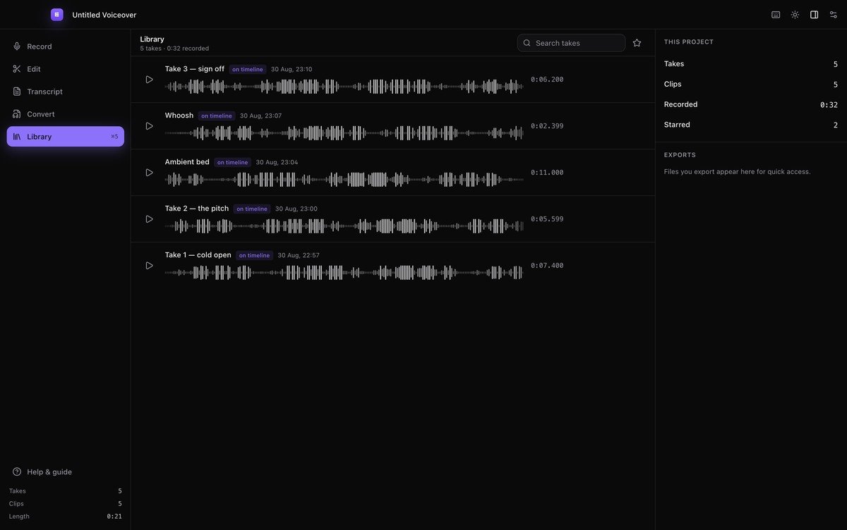 The take library
